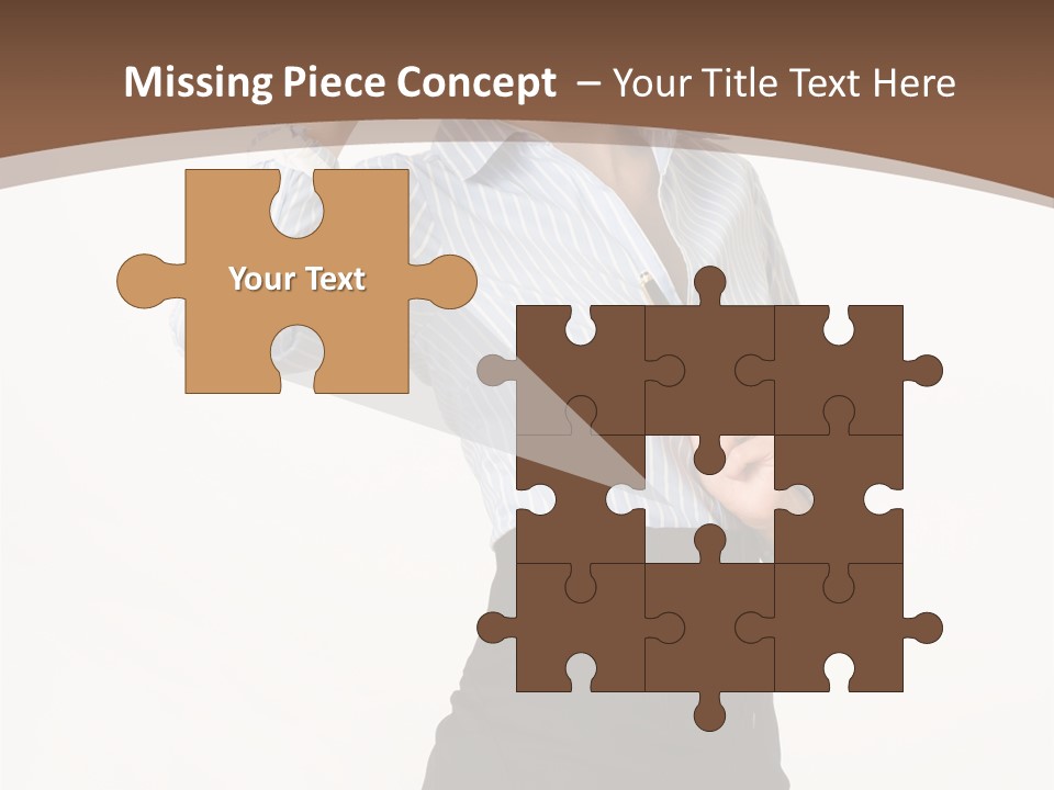 Girls Suche Erfolgreiche PowerPoint Template