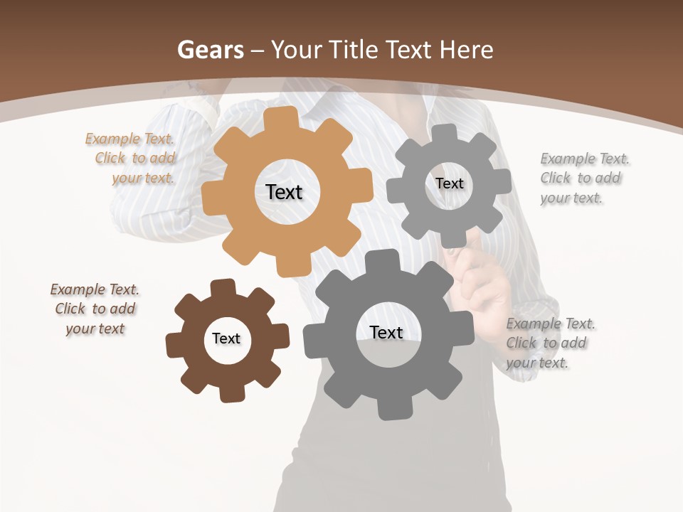 Girls Suche Erfolgreiche PowerPoint Template