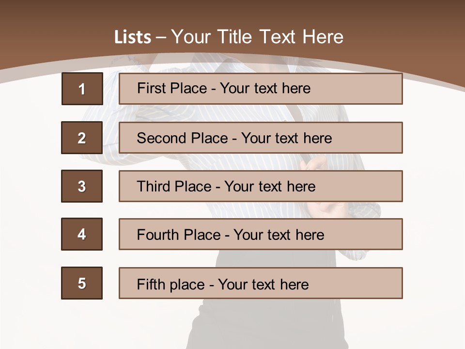 Girls Suche Erfolgreiche PowerPoint Template