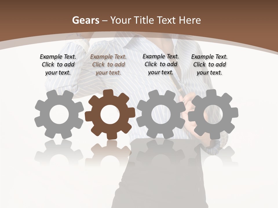 Girls Suche Erfolgreiche PowerPoint Template