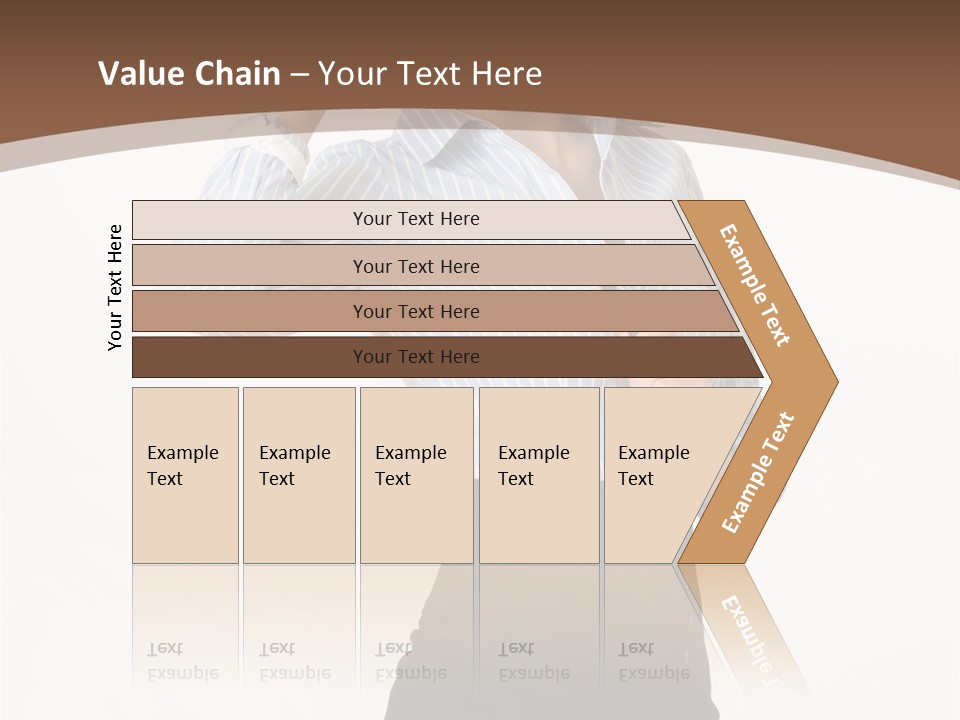 Girls Suche Erfolgreiche PowerPoint Template