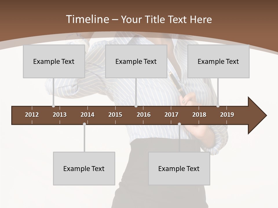 Girls Suche Erfolgreiche PowerPoint Template