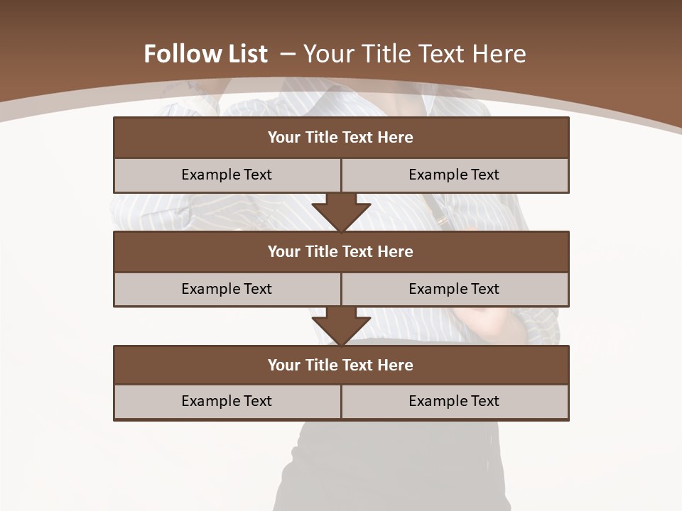 Girls Suche Erfolgreiche PowerPoint Template