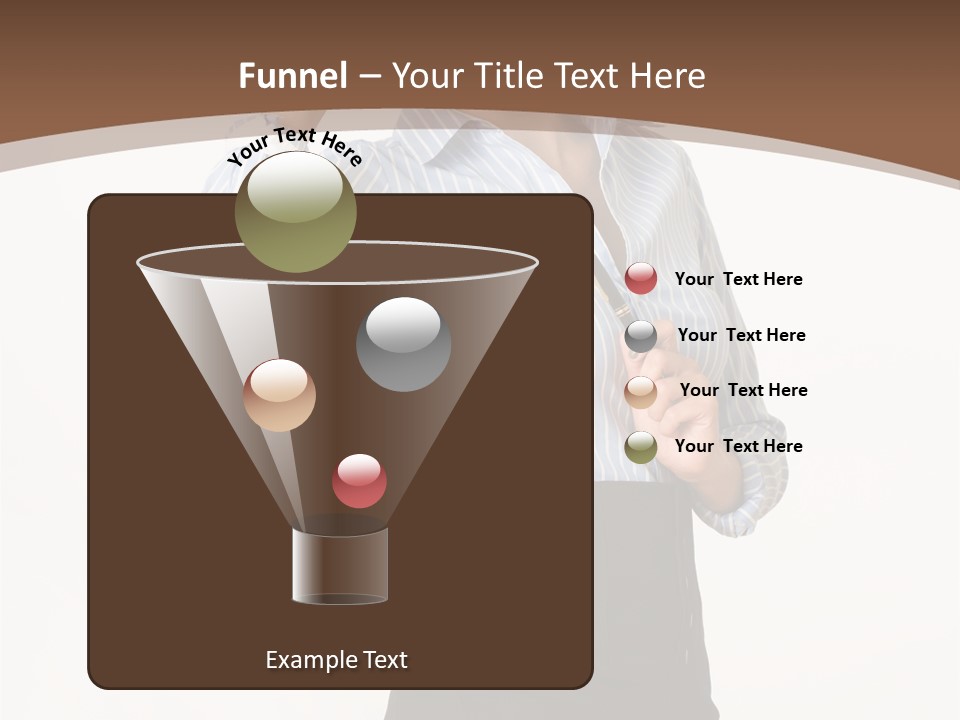 Girls Suche Erfolgreiche PowerPoint Template