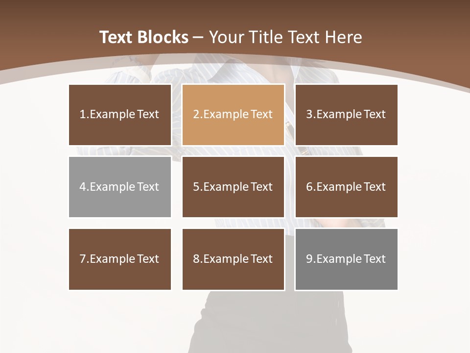 Girls Suche Erfolgreiche PowerPoint Template