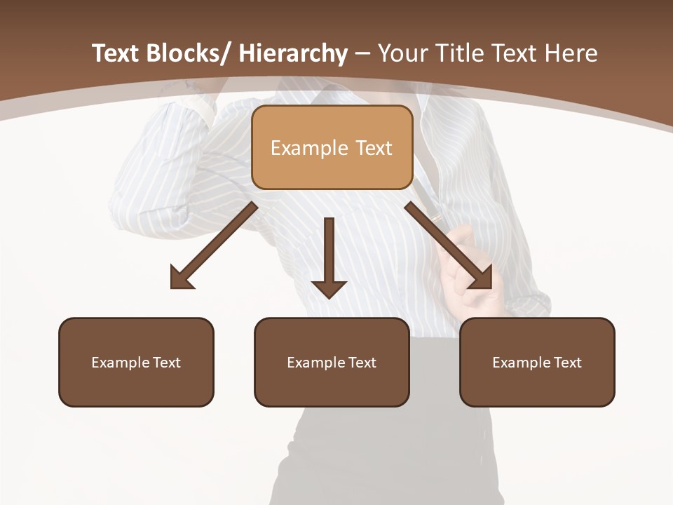 Girls Suche Erfolgreiche PowerPoint Template