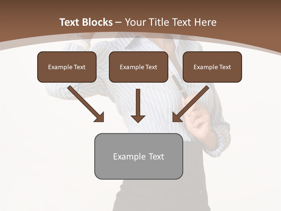 Girls Suche Erfolgreiche PowerPoint Template