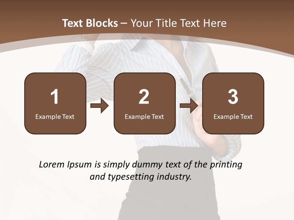 Girls Suche Erfolgreiche PowerPoint Template