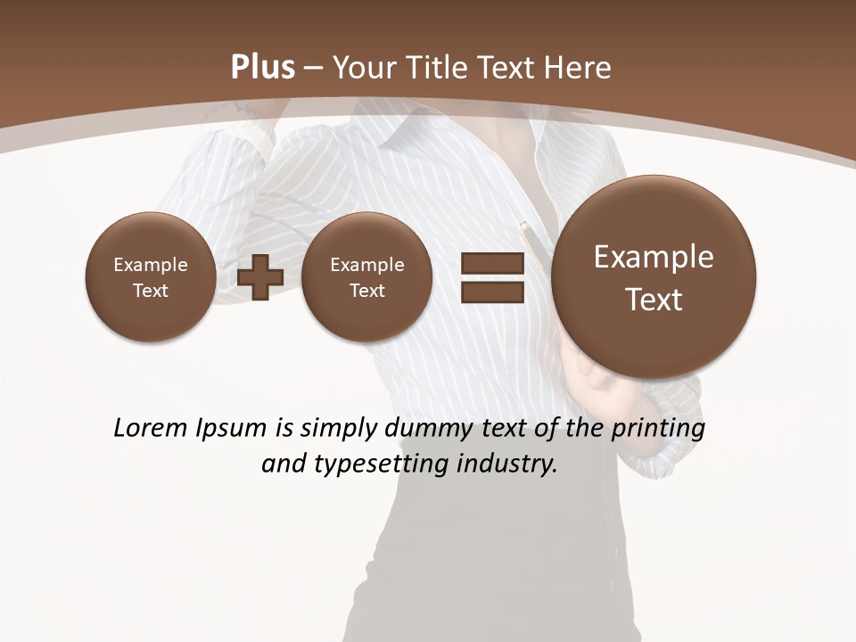 Girls Suche Erfolgreiche PowerPoint Template