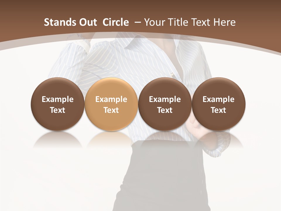 Girls Suche Erfolgreiche PowerPoint Template