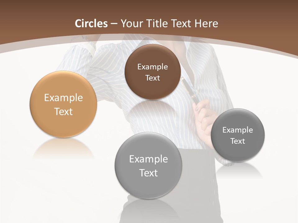 Girls Suche Erfolgreiche PowerPoint Template