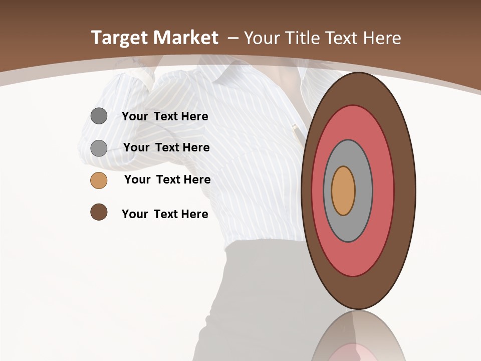 Girls Suche Erfolgreiche PowerPoint Template