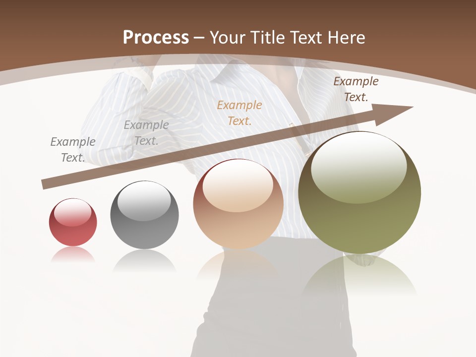 Girls Suche Erfolgreiche PowerPoint Template