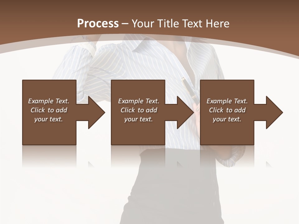 Girls Suche Erfolgreiche PowerPoint Template