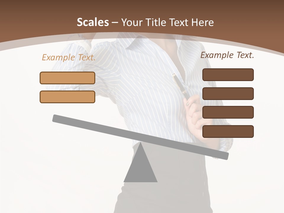 Girls Suche Erfolgreiche PowerPoint Template