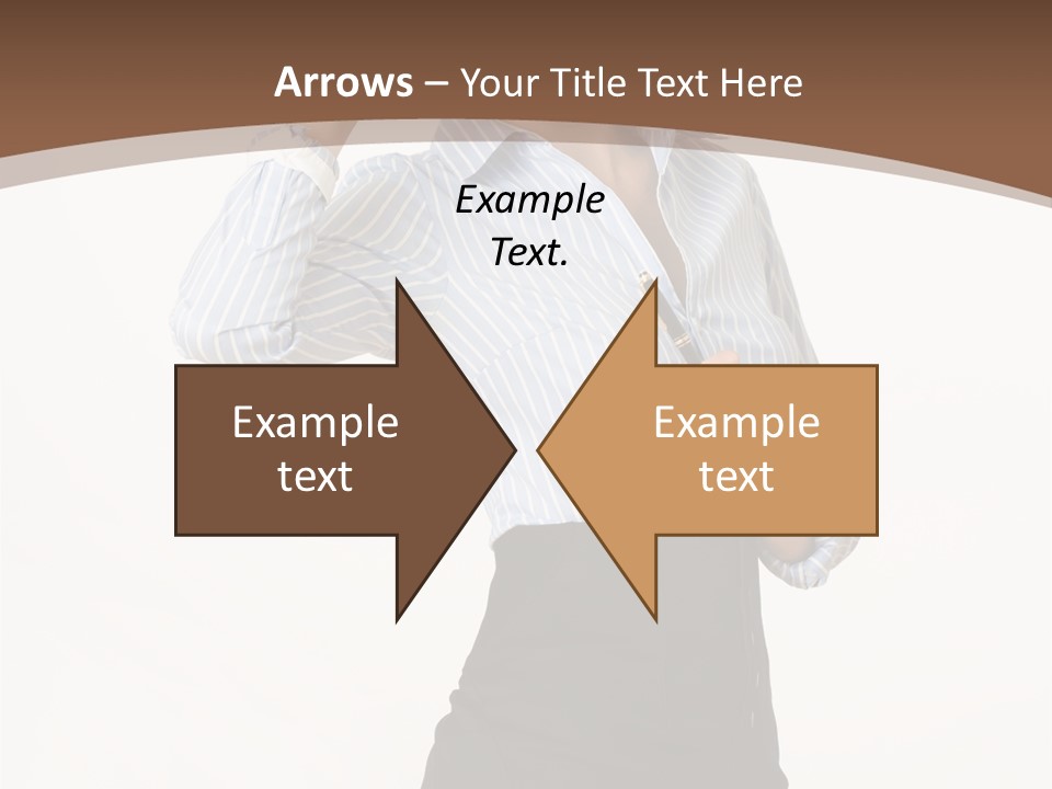 Girls Suche Erfolgreiche PowerPoint Template