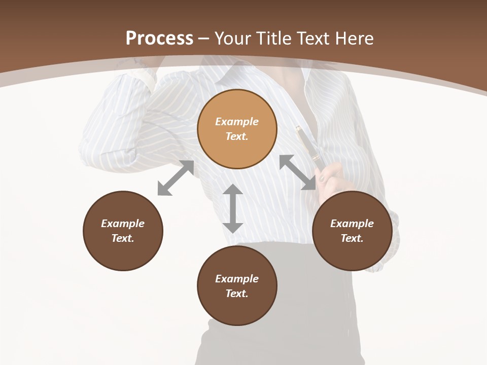 Girls Suche Erfolgreiche PowerPoint Template