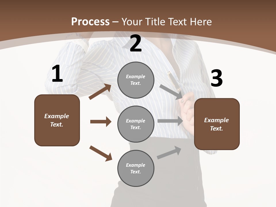 Girls Suche Erfolgreiche PowerPoint Template