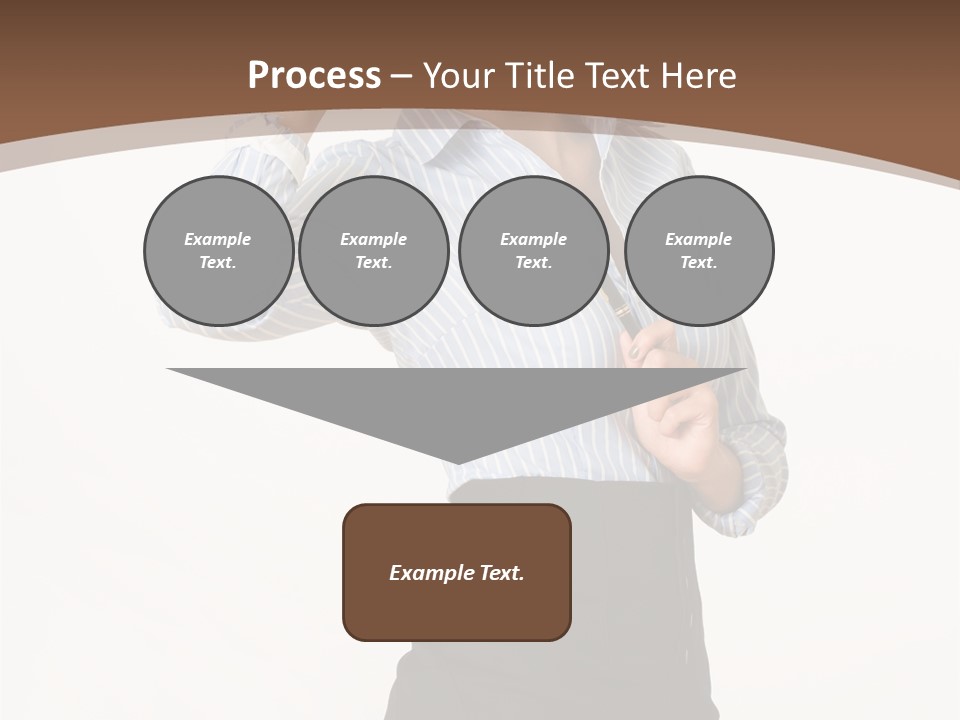 Girls Suche Erfolgreiche PowerPoint Template