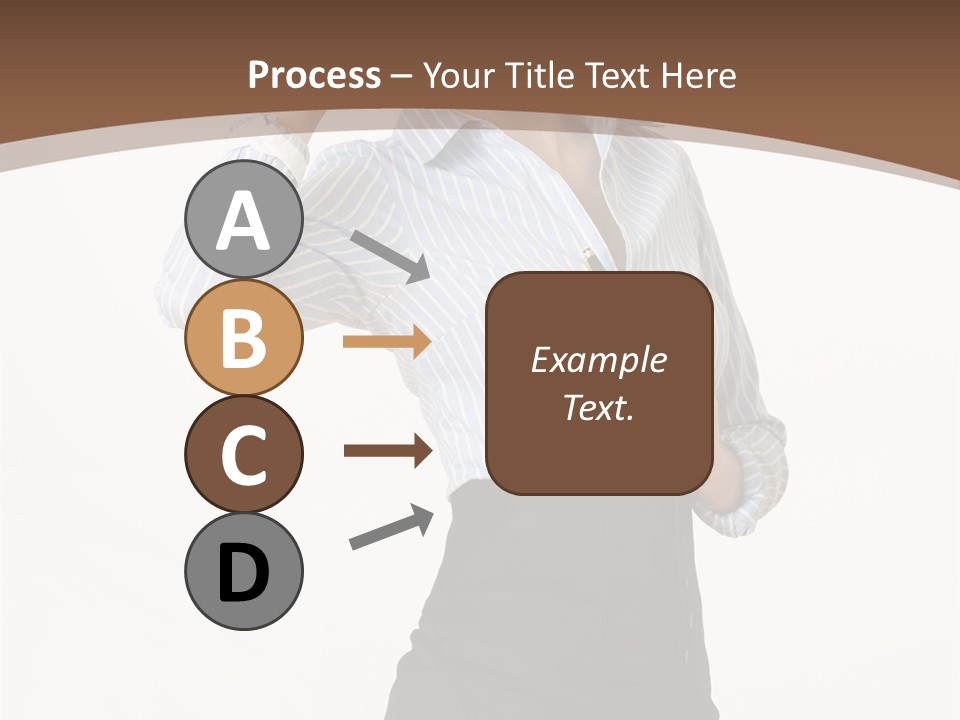 Girls Suche Erfolgreiche PowerPoint Template