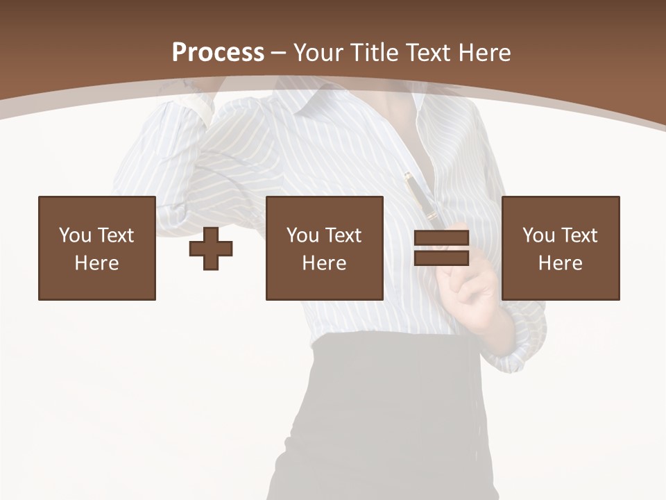 Girls Suche Erfolgreiche PowerPoint Template