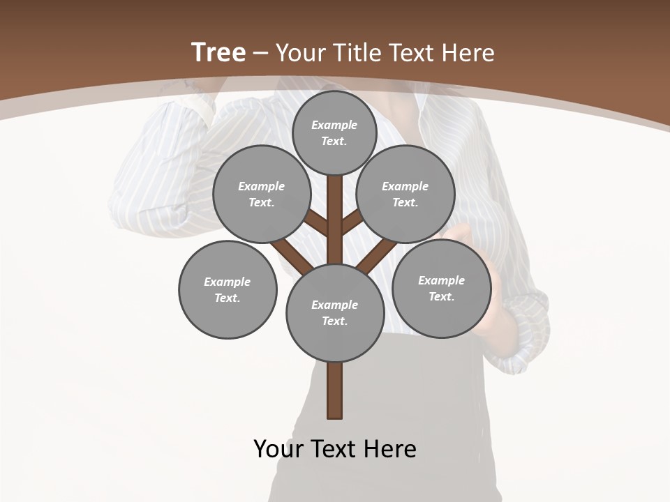 Girls Suche Erfolgreiche PowerPoint Template