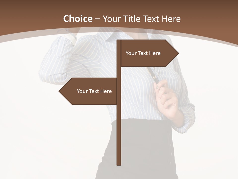 Girls Suche Erfolgreiche PowerPoint Template