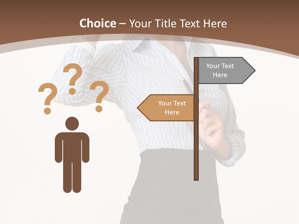 Girls Suche Erfolgreiche PowerPoint Template