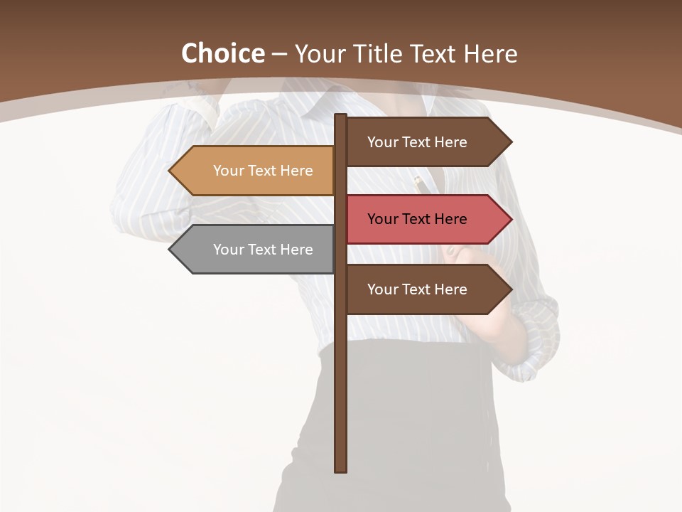 Girls Suche Erfolgreiche PowerPoint Template