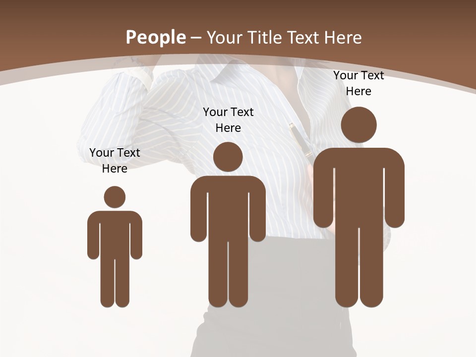 Girls Suche Erfolgreiche PowerPoint Template