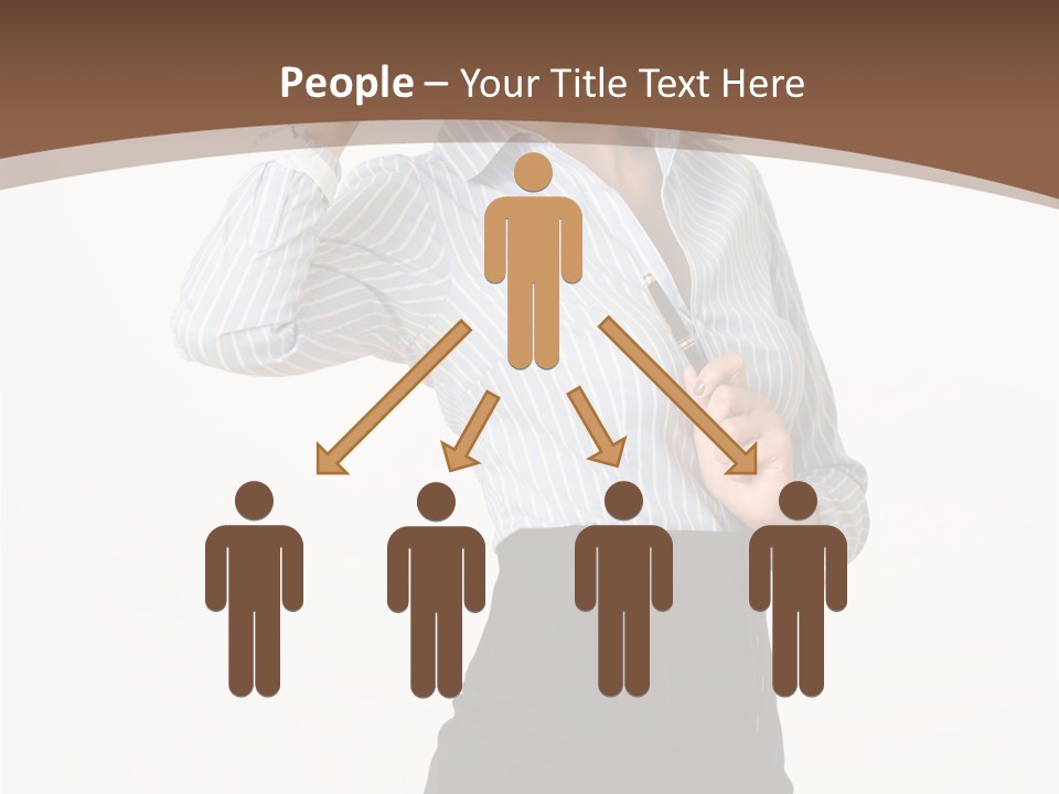 Girls Suche Erfolgreiche PowerPoint Template