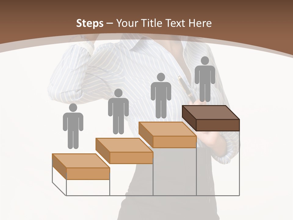 Girls Suche Erfolgreiche PowerPoint Template