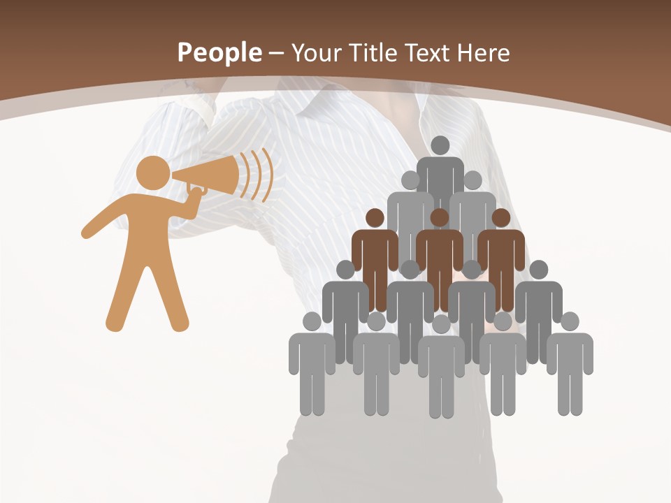 Girls Suche Erfolgreiche PowerPoint Template