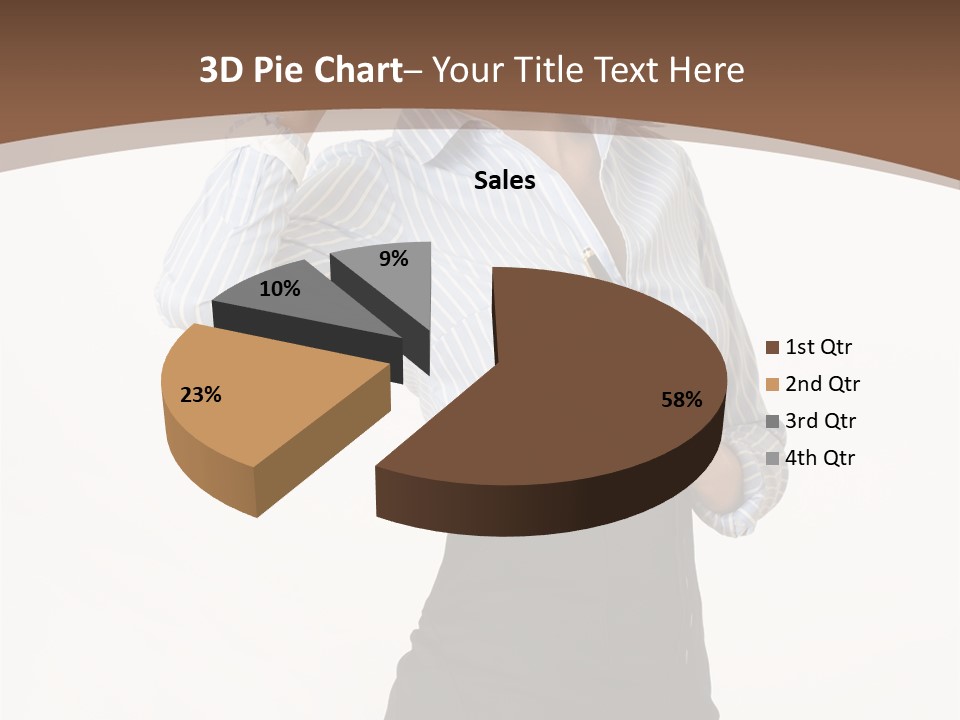 Girls Suche Erfolgreiche PowerPoint Template