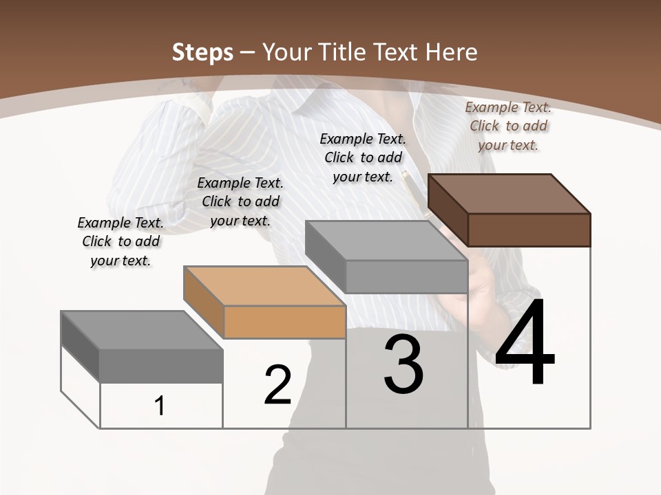 Girls Suche Erfolgreiche PowerPoint Template