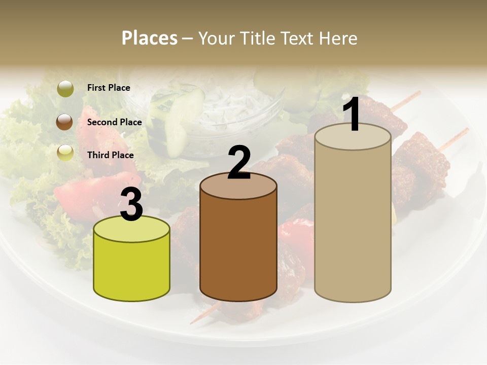 Green Tomatoes Dish PowerPoint Template
