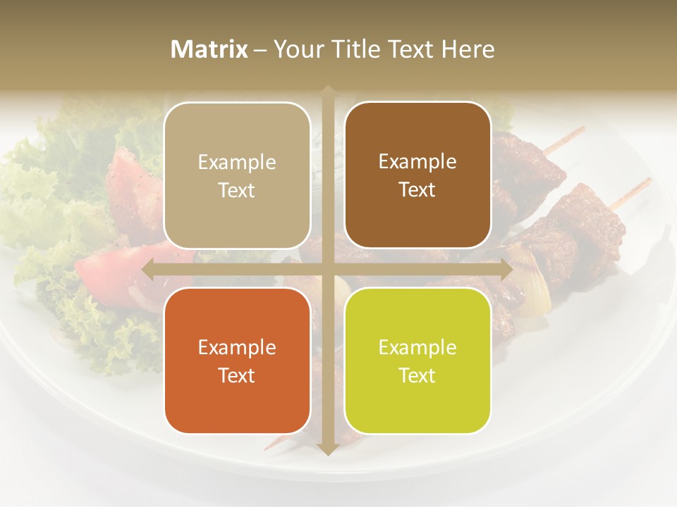 Green Tomatoes Dish PowerPoint Template