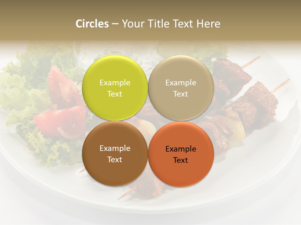 Green Tomatoes Dish PowerPoint Template