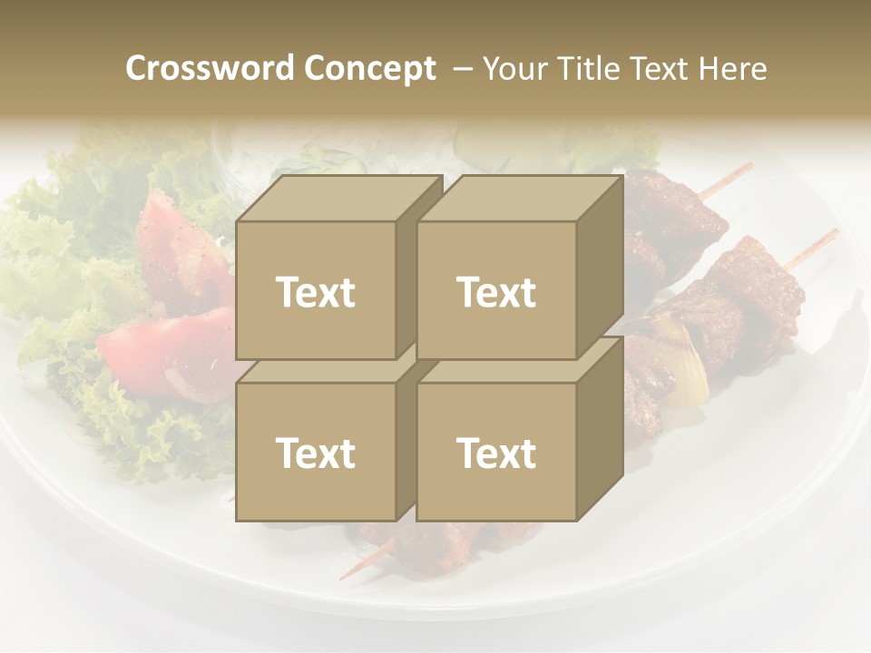 Green Tomatoes Dish PowerPoint Template