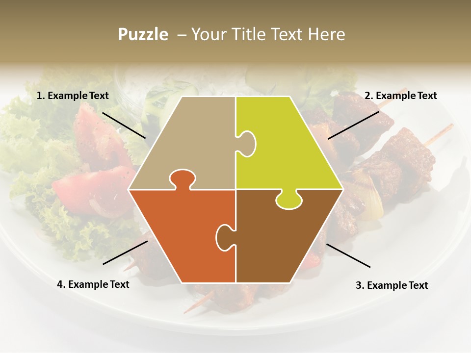 Green Tomatoes Dish PowerPoint Template