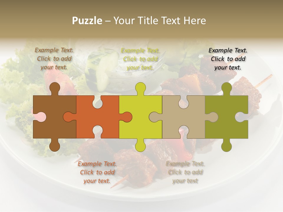 Green Tomatoes Dish PowerPoint Template