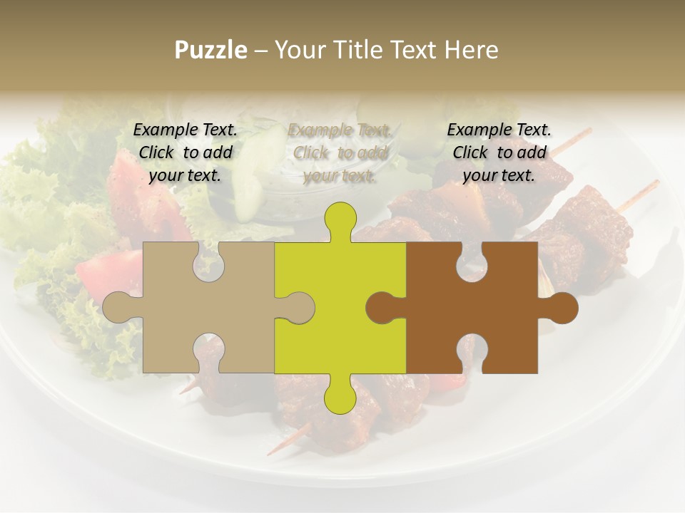 Green Tomatoes Dish PowerPoint Template