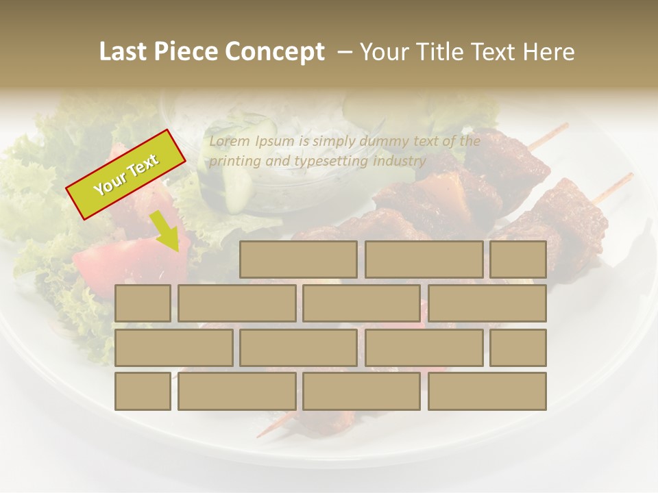 Green Tomatoes Dish PowerPoint Template