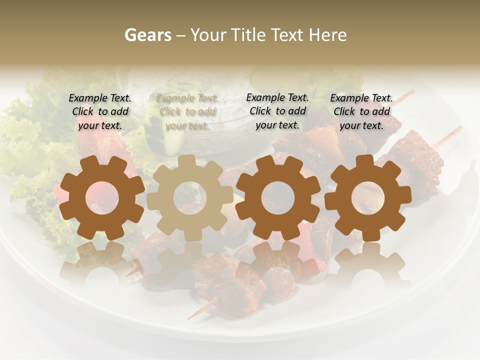 Green Tomatoes Dish PowerPoint Template