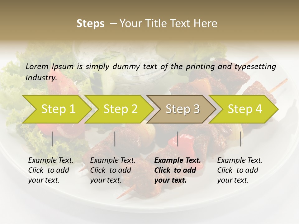 Green Tomatoes Dish PowerPoint Template