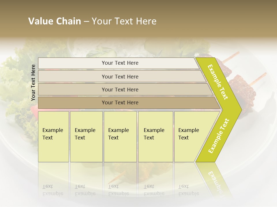 Green Tomatoes Dish PowerPoint Template