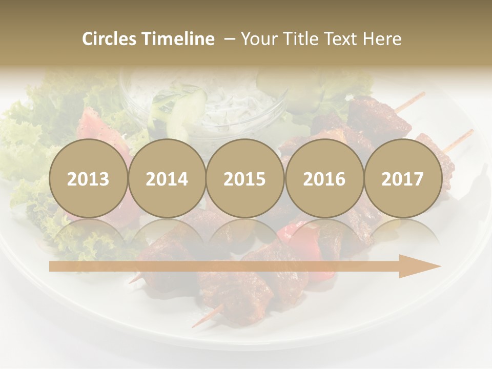 Green Tomatoes Dish PowerPoint Template