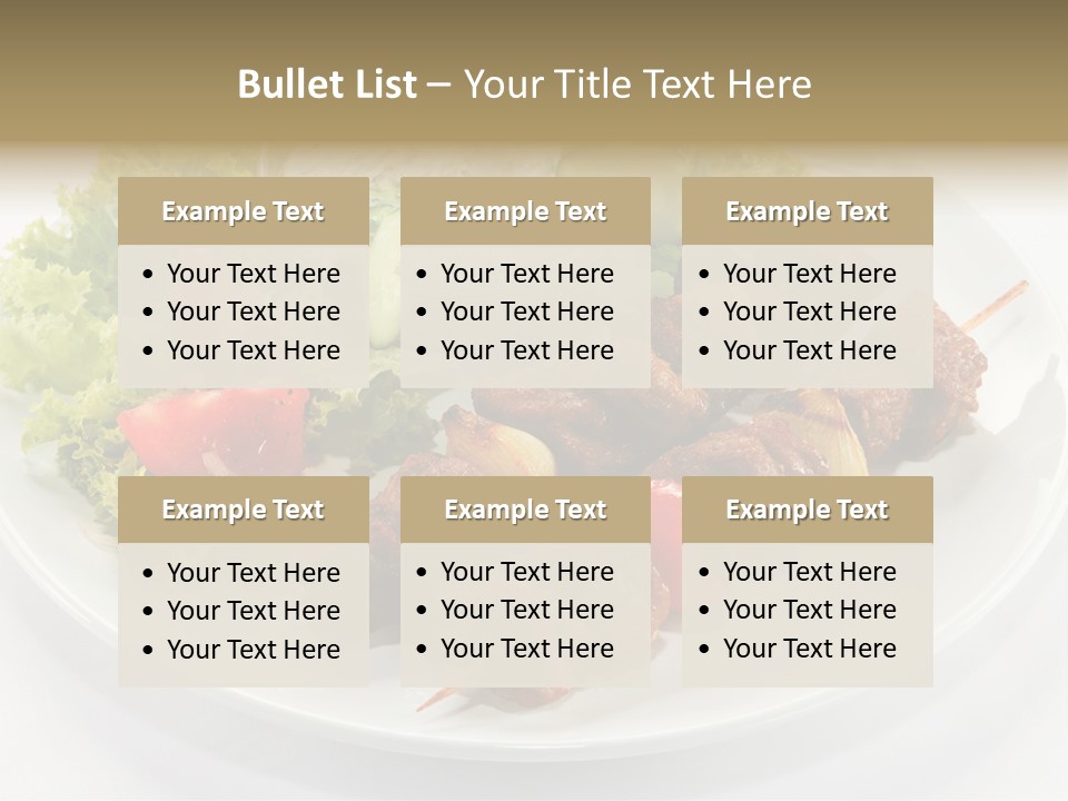Green Tomatoes Dish PowerPoint Template