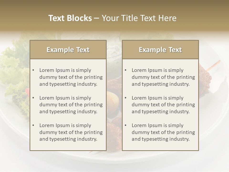 Green Tomatoes Dish PowerPoint Template