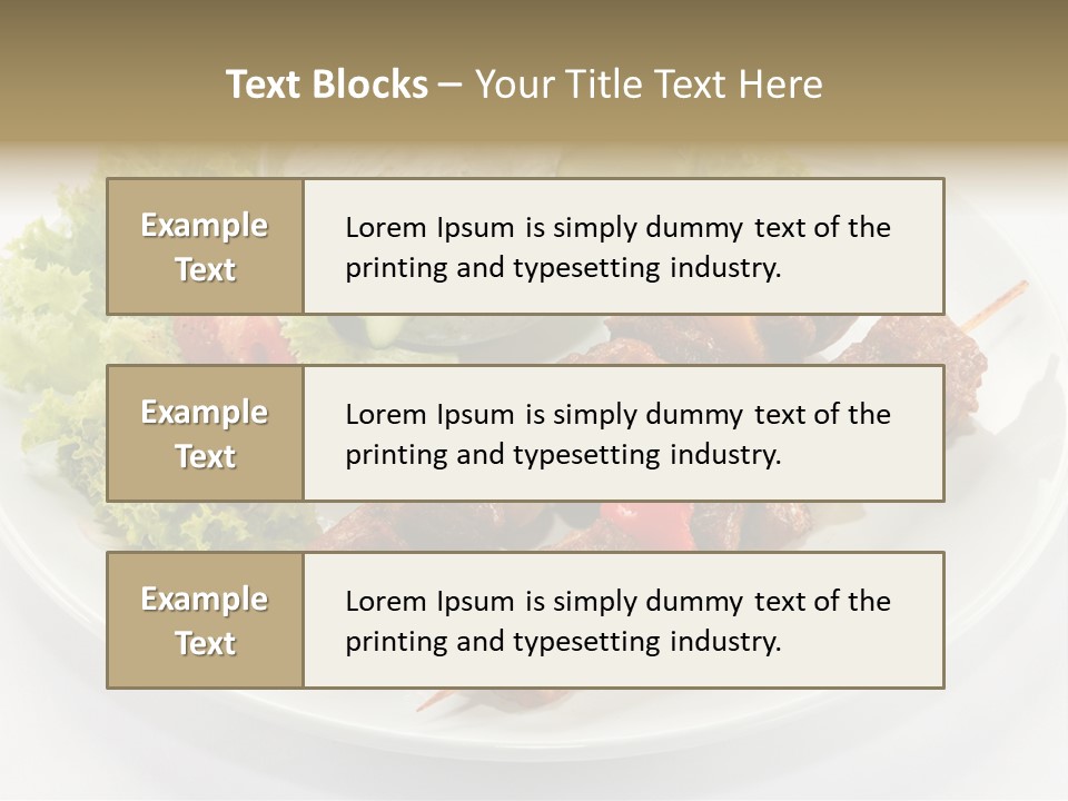 Green Tomatoes Dish PowerPoint Template